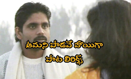 Aamani Paadave Song Lyrics, Geethanjali